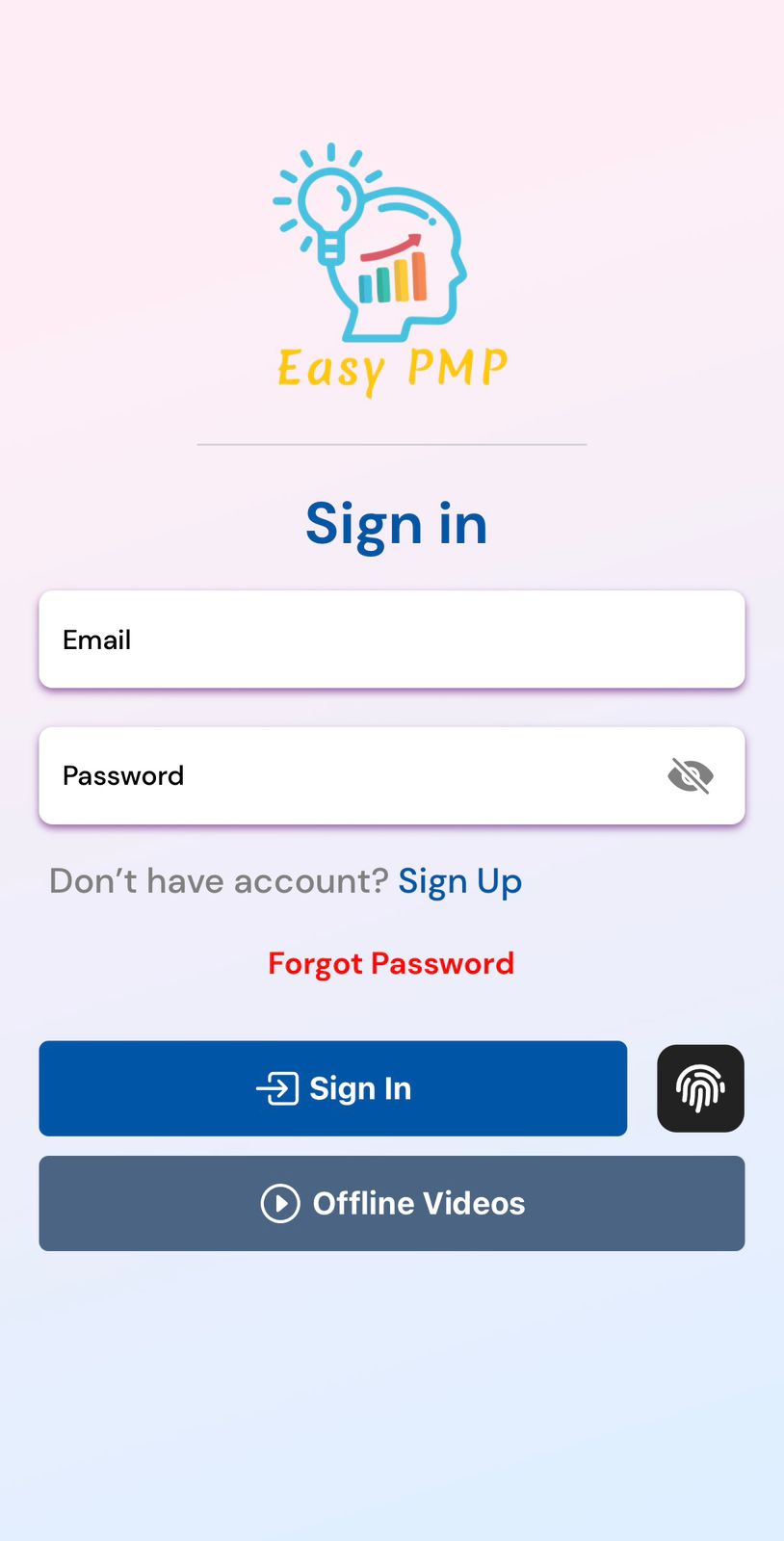 Easy PM mobile app preview